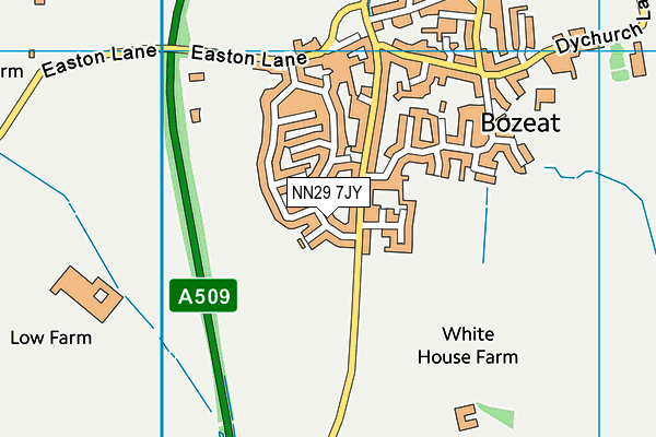 NN29 7JY map - OS VectorMap District (Ordnance Survey) NN29 7JY map - OS VectorMap District (Ordnance Survey)