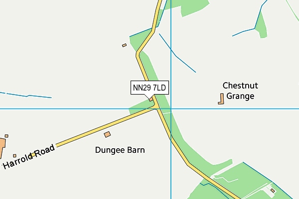 NN29 7LD map - OS VectorMap District (Ordnance Survey) NN29 7LD map - OS VectorMap District (Ordnance Survey)