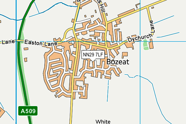 NN29 7LF map - OS VectorMap District (Ordnance Survey) NN29 7LF map - OS VectorMap District (Ordnance Survey)