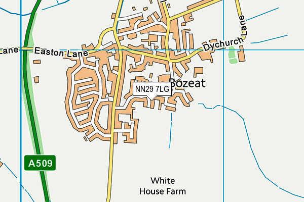 NN29 7LG map - OS VectorMap District (Ordnance Survey) NN29 7LG map - OS VectorMap District (Ordnance Survey)