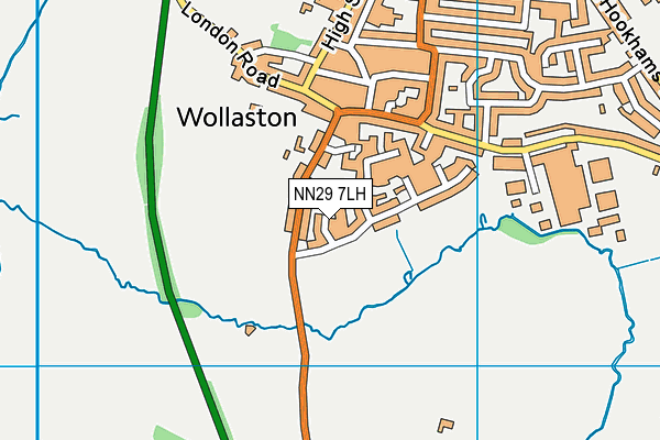 NN29 7LH map - OS VectorMap District (Ordnance Survey) NN29 7LH map - OS VectorMap District (Ordnance Survey)
