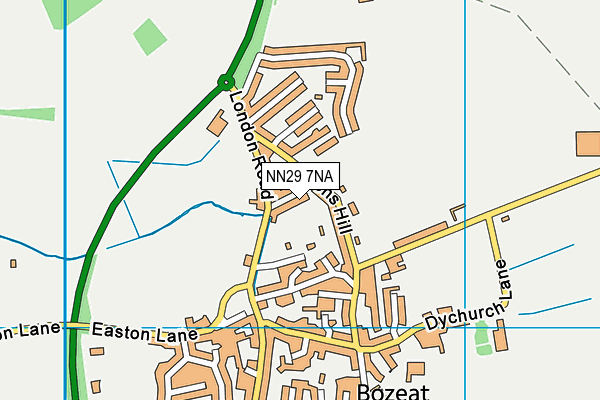 NN29 7NA map - OS VectorMap District (Ordnance Survey) NN29 7NA map - OS VectorMap District (Ordnance Survey)