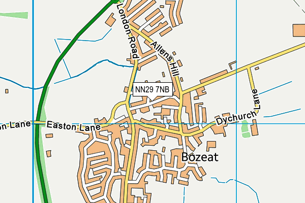 NN29 7NB map - OS VectorMap District (Ordnance Survey) NN29 7NB map - OS VectorMap District (Ordnance Survey)