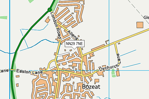 NN29 7NE map - OS VectorMap District (Ordnance Survey) NN29 7NE map - OS VectorMap District (Ordnance Survey)