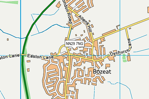 NN29 7NG map - OS VectorMap District (Ordnance Survey) NN29 7NG map - OS VectorMap District (Ordnance Survey)