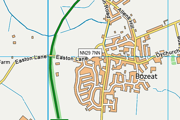 NN29 7NN map - OS VectorMap District (Ordnance Survey) NN29 7NN map - OS VectorMap District (Ordnance Survey)