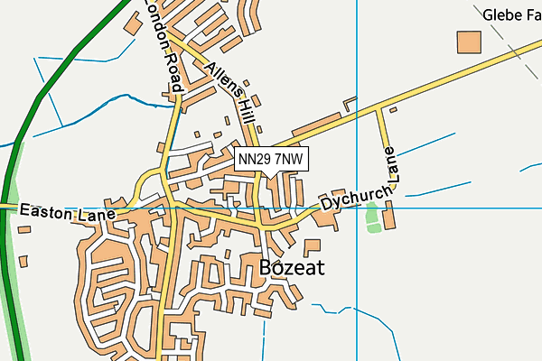 NN29 7NW map - OS VectorMap District (Ordnance Survey) NN29 7NW map - OS VectorMap District (Ordnance Survey)