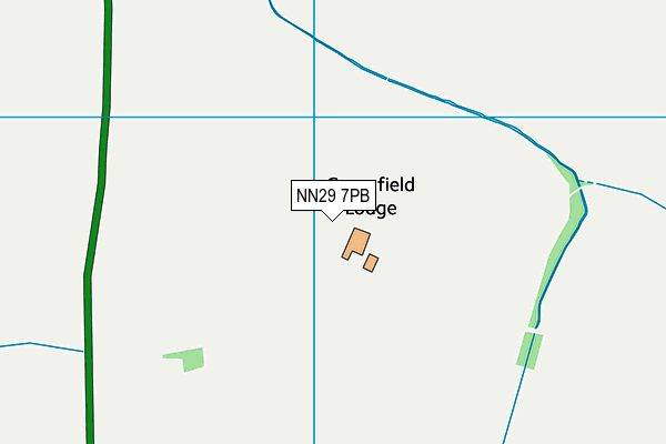 NN29 7PB map - OS VectorMap District (Ordnance Survey) NN29 7PB map - OS VectorMap District (Ordnance Survey)