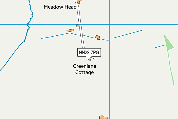 NN29 7PG map - OS VectorMap District (Ordnance Survey) NN29 7PG map - OS VectorMap District (Ordnance Survey)