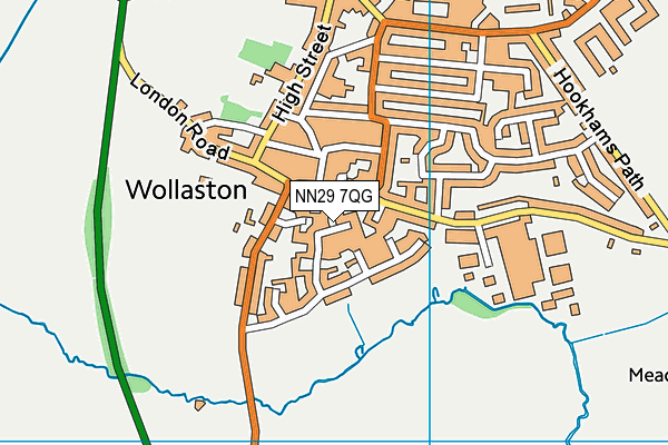 NN29 7QG map - OS VectorMap District (Ordnance Survey) NN29 7QG map - OS VectorMap District (Ordnance Survey)