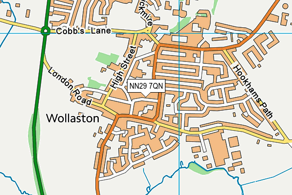 NN29 7QN map - OS VectorMap District (Ordnance Survey) NN29 7QN map - OS VectorMap District (Ordnance Survey)