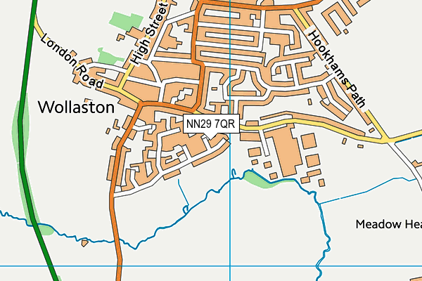 NN29 7QR map - OS VectorMap District (Ordnance Survey) NN29 7QR map - OS VectorMap District (Ordnance Survey)
