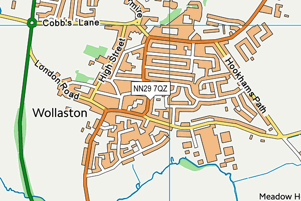 NN29 7QZ map - OS VectorMap District (Ordnance Survey) NN29 7QZ map - OS VectorMap District (Ordnance Survey)