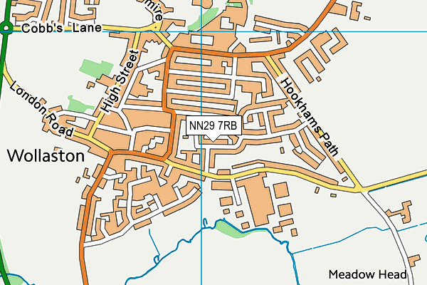NN29 7RB map - OS VectorMap District (Ordnance Survey) NN29 7RB map - OS VectorMap District (Ordnance Survey)