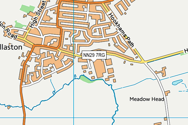 NN29 7RG map - OS VectorMap District (Ordnance Survey) NN29 7RG map - OS VectorMap District (Ordnance Survey)