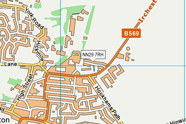 NN29 7RH map - OS VectorMap District (Ordnance Survey) NN29 7RH map - OS VectorMap District (Ordnance Survey)