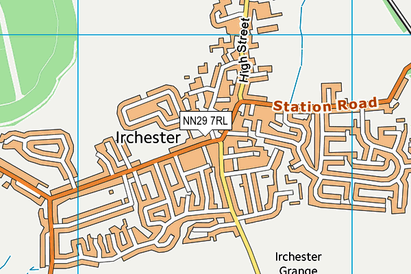 NN29 7RL map - OS VectorMap District (Ordnance Survey) NN29 7RL map - OS VectorMap District (Ordnance Survey)