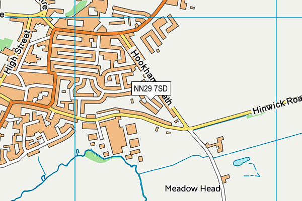 NN29 7SD map - OS VectorMap District (Ordnance Survey) NN29 7SD map - OS VectorMap District (Ordnance Survey)