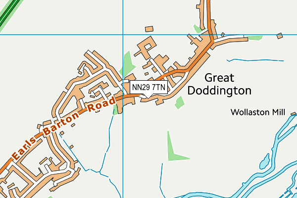 NN29 7TN map - OS VectorMap District (Ordnance Survey) NN29 7TN map - OS VectorMap District (Ordnance Survey)