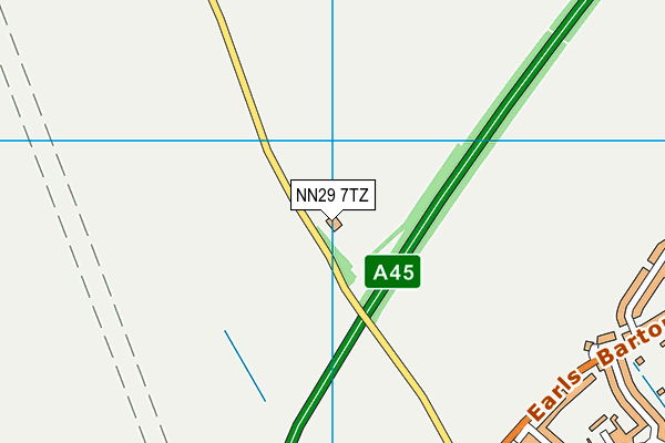 NN29 7TZ map - OS VectorMap District (Ordnance Survey) NN29 7TZ map - OS VectorMap District (Ordnance Survey)