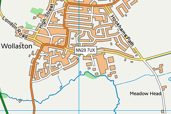 NN29 7UX map - OS VectorMap District (Ordnance Survey) NN29 7UX map - OS VectorMap District (Ordnance Survey)