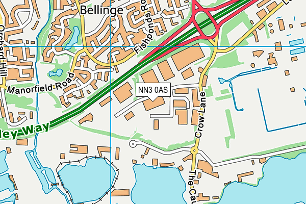 NN3 0AS map - OS VectorMap District (Ordnance Survey) NN3 0AS map - OS VectorMap District (Ordnance Survey)