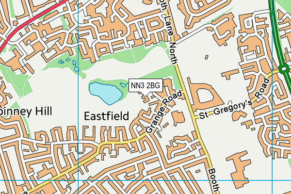 NN3 2BG map - OS VectorMap District (Ordnance Survey) NN3 2BG map - OS VectorMap District (Ordnance Survey)