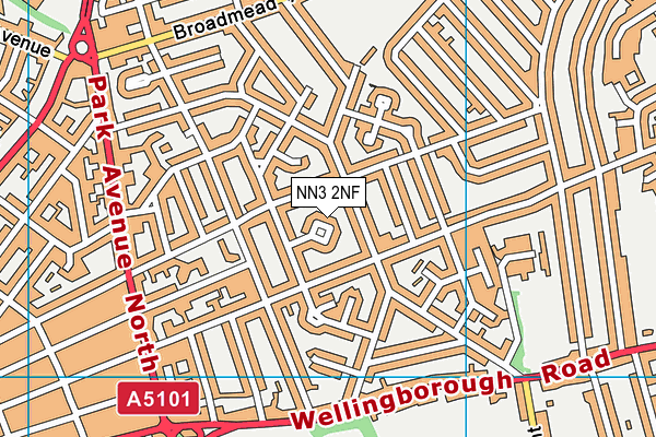 NN3 2NF map - OS VectorMap District (Ordnance Survey) NN3 2NF map - OS VectorMap District (Ordnance Survey)