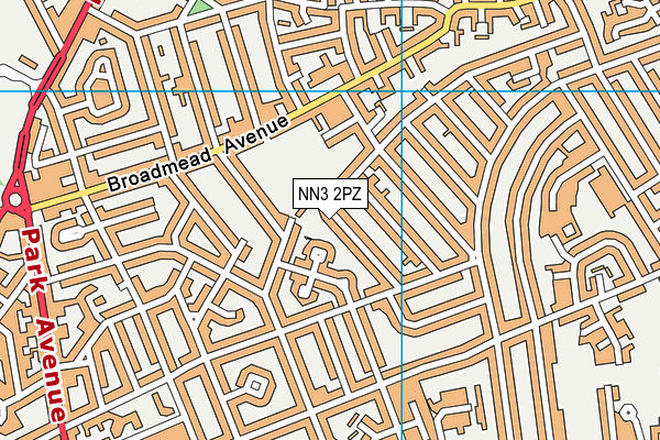 NN3 2PZ map - OS VectorMap District (Ordnance Survey) NN3 2PZ map - OS VectorMap District (Ordnance Survey)