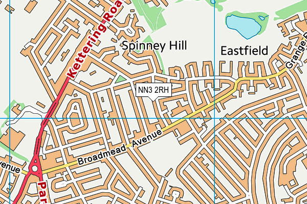 NN3 2RH map - OS VectorMap District (Ordnance Survey) NN3 2RH map - OS VectorMap District (Ordnance Survey)