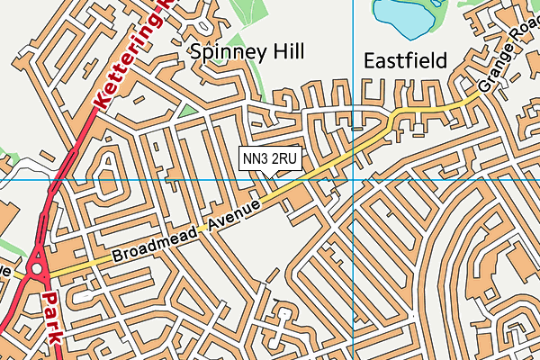 NN3 2RU map - OS VectorMap District (Ordnance Survey) NN3 2RU map - OS VectorMap District (Ordnance Survey)