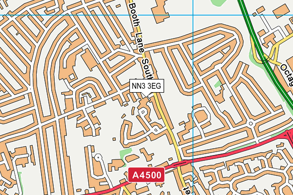 NN3 3EG map - OS VectorMap District (Ordnance Survey) NN3 3EG map - OS VectorMap District (Ordnance Survey)