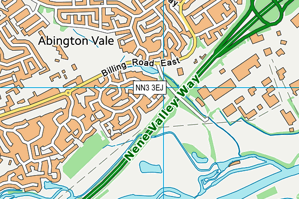 NN3 3EJ map - OS VectorMap District (Ordnance Survey) NN3 3EJ map - OS VectorMap District (Ordnance Survey)