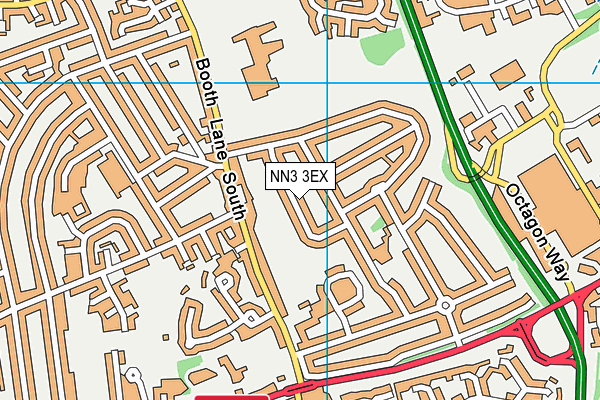 NN3 3EX map - OS VectorMap District (Ordnance Survey) NN3 3EX map - OS VectorMap District (Ordnance Survey)