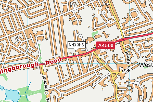 NN3 3HS map - OS VectorMap District (Ordnance Survey) NN3 3HS map - OS VectorMap District (Ordnance Survey)