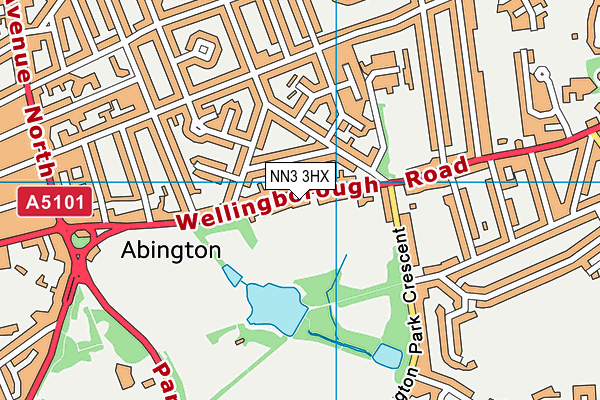 NN3 3HX map - OS VectorMap District (Ordnance Survey) NN3 3HX map - OS VectorMap District (Ordnance Survey)