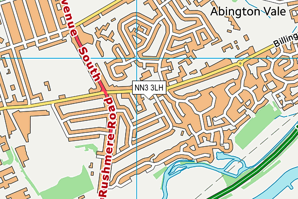 NN3 3LH map - OS VectorMap District (Ordnance Survey) NN3 3LH map - OS VectorMap District (Ordnance Survey)