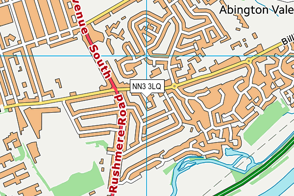 NN3 3LQ map - OS VectorMap District (Ordnance Survey) NN3 3LQ map - OS VectorMap District (Ordnance Survey)