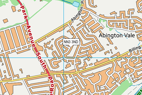 NN3 3ND map - OS VectorMap District (Ordnance Survey) NN3 3ND map - OS VectorMap District (Ordnance Survey)