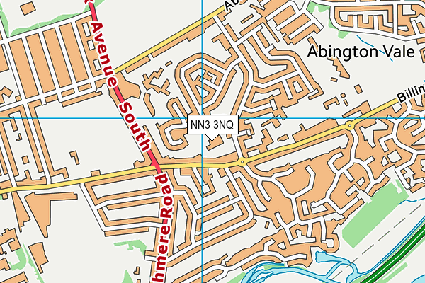NN3 3NQ map - OS VectorMap District (Ordnance Survey) NN3 3NQ map - OS VectorMap District (Ordnance Survey)
