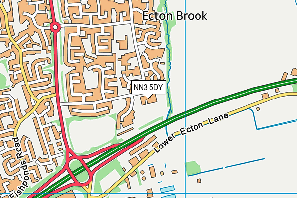 NN3 5DY map - OS VectorMap District (Ordnance Survey) NN3 5DY map - OS VectorMap District (Ordnance Survey)