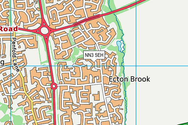 NN3 5EH map - OS VectorMap District (Ordnance Survey) NN3 5EH map - OS VectorMap District (Ordnance Survey)