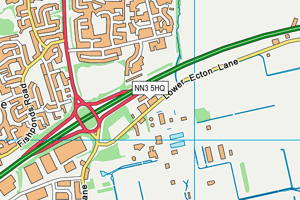 NN3 5HQ map - OS VectorMap District (Ordnance Survey)