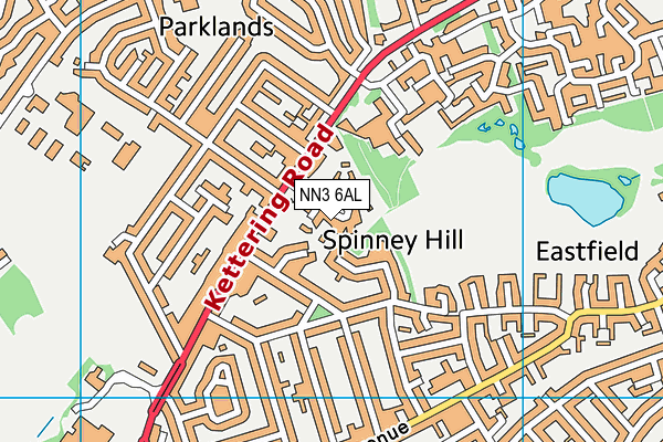 NN3 6AL map - OS VectorMap District (Ordnance Survey) NN3 6AL map - OS VectorMap District (Ordnance Survey)