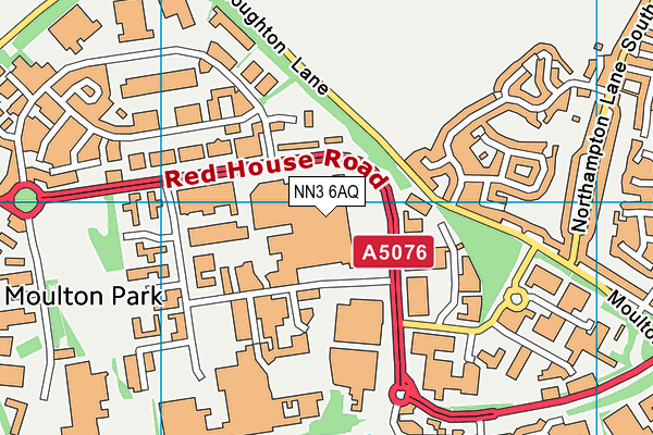 NN3 6AQ map - OS VectorMap District (Ordnance Survey) NN3 6AQ map - OS VectorMap District (Ordnance Survey)