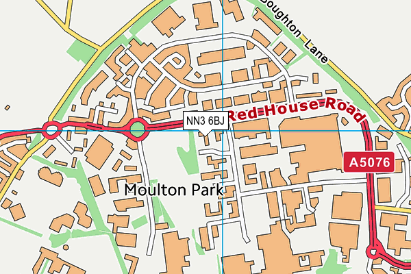 NN3 6BJ map - OS VectorMap District (Ordnance Survey) NN3 6BJ map - OS VectorMap District (Ordnance Survey)