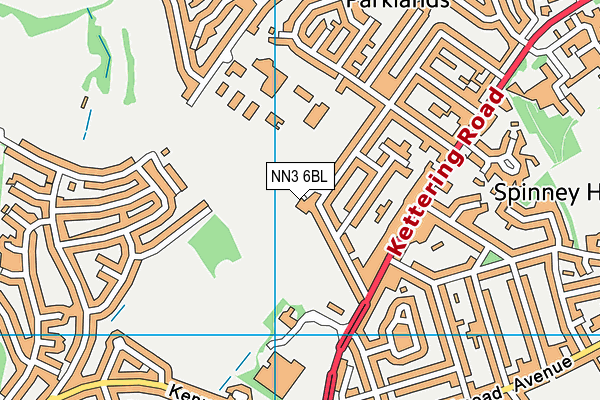 NN3 6BL map - OS VectorMap District (Ordnance Survey) NN3 6BL map - OS VectorMap District (Ordnance Survey)