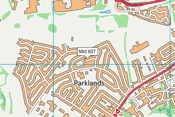 NN3 6DT map - OS VectorMap District (Ordnance Survey) NN3 6DT map - OS VectorMap District (Ordnance Survey)