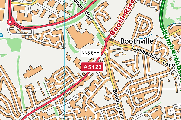 NN3 6HH map - OS VectorMap District (Ordnance Survey) NN3 6HH map - OS VectorMap District (Ordnance Survey)