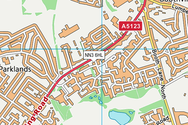 NN3 6HL map - OS VectorMap District (Ordnance Survey) NN3 6HL map - OS VectorMap District (Ordnance Survey)